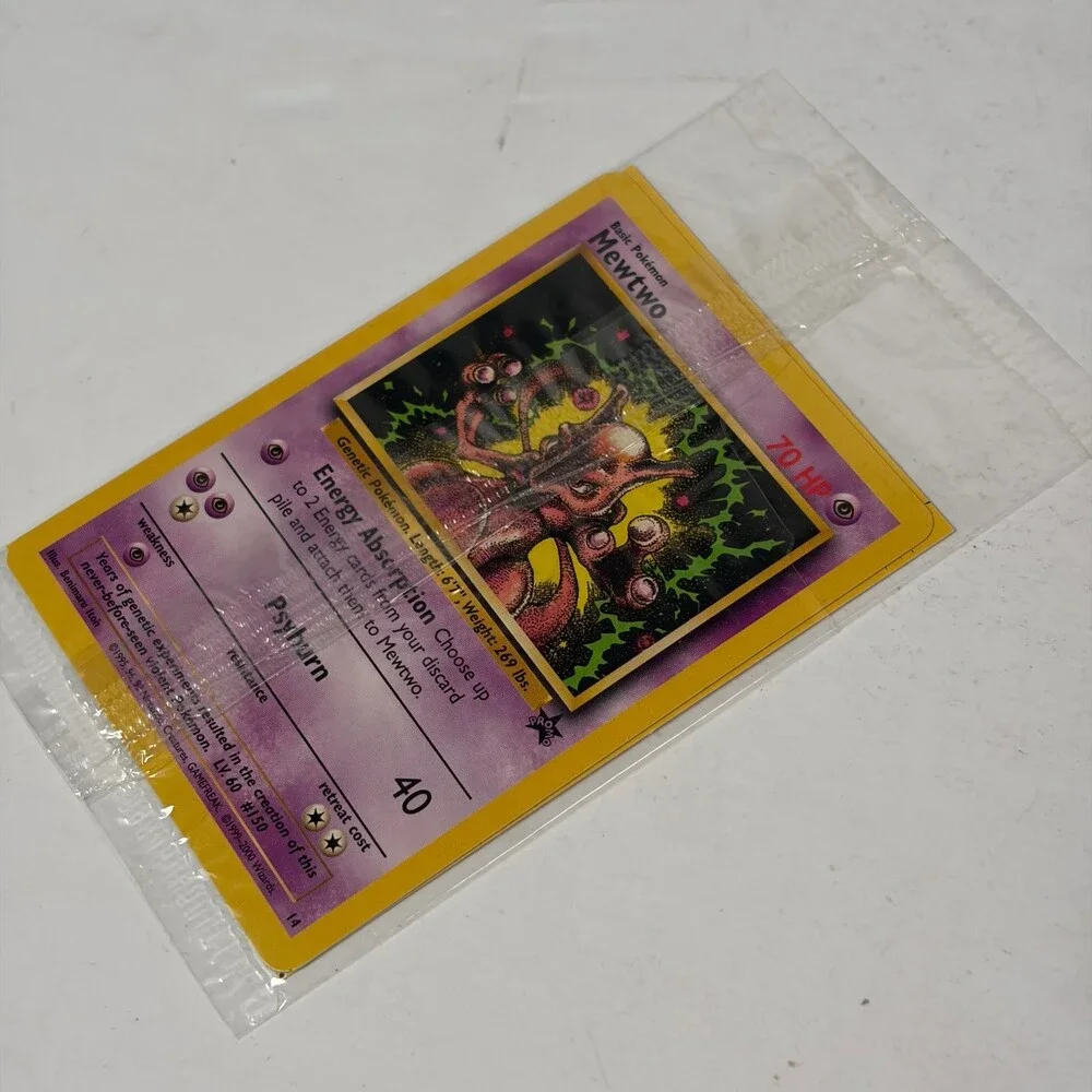 Pokemon Mewtwo Black Star Promo 14 WOTC LV.60 70HP Holo Rare Original 1999-2000